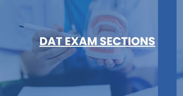 DAT Exam Sections Feature Image