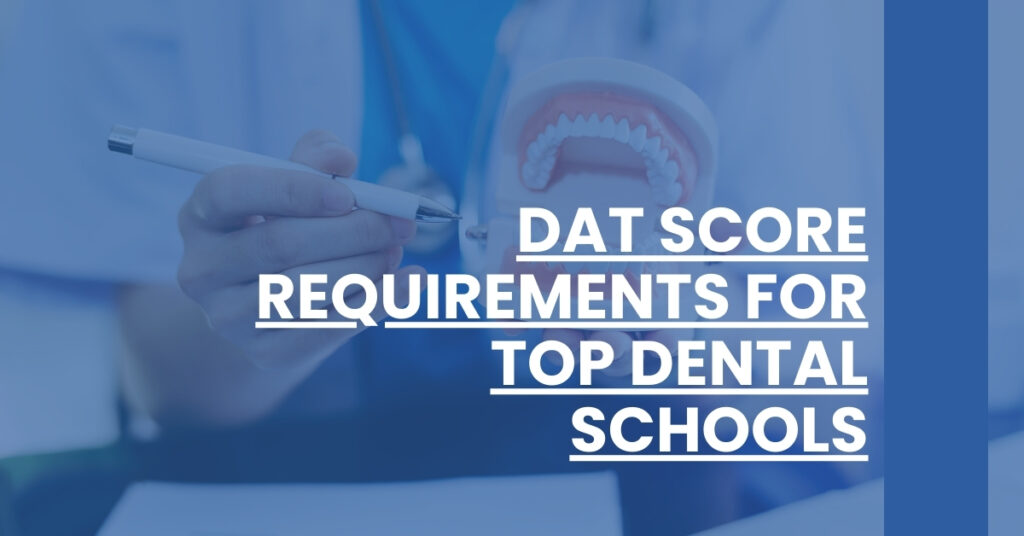 DAT Score Requirements For Top Dental Schools Feature Image